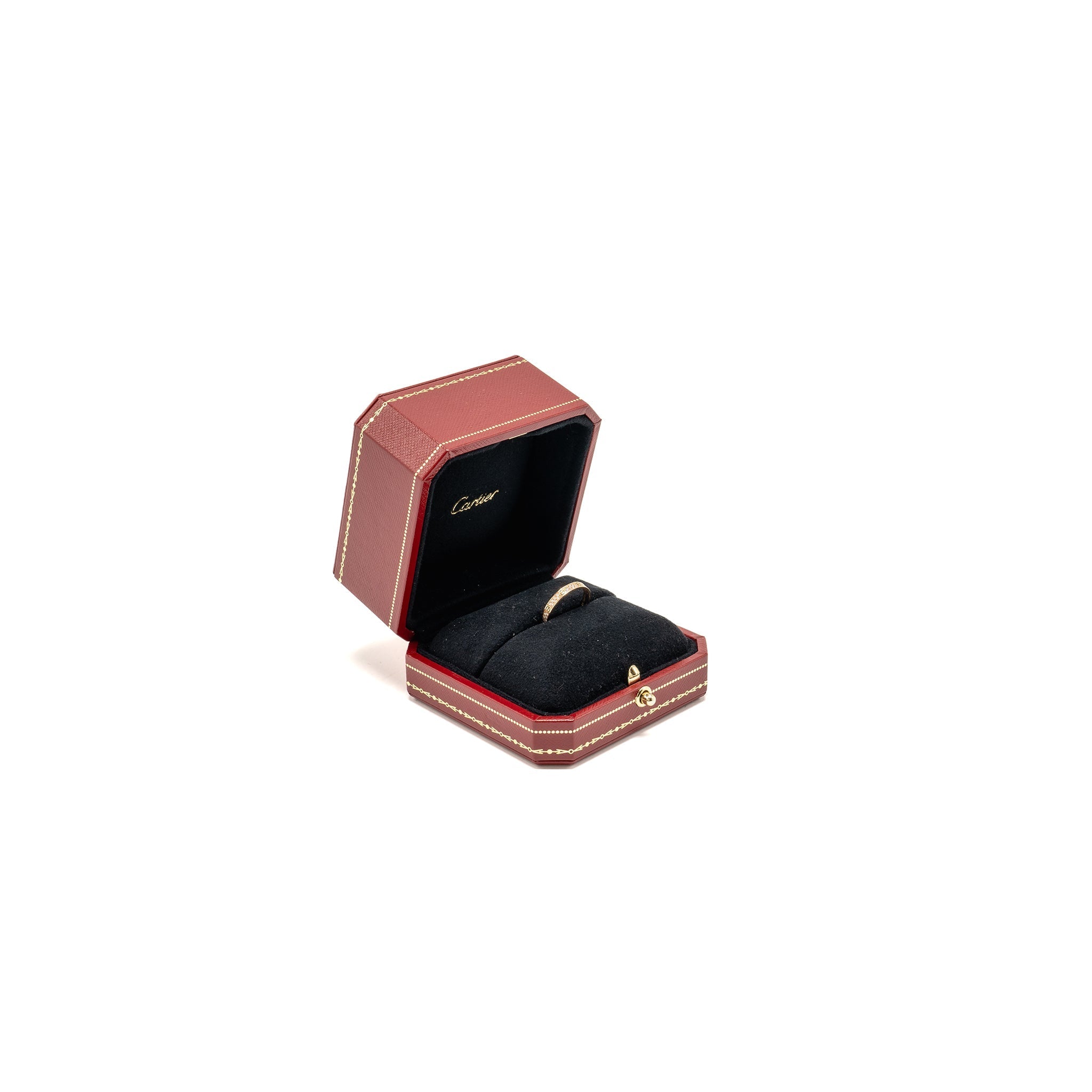 CARTIER LOVE RING ROSE GOLD, DIAMONDS