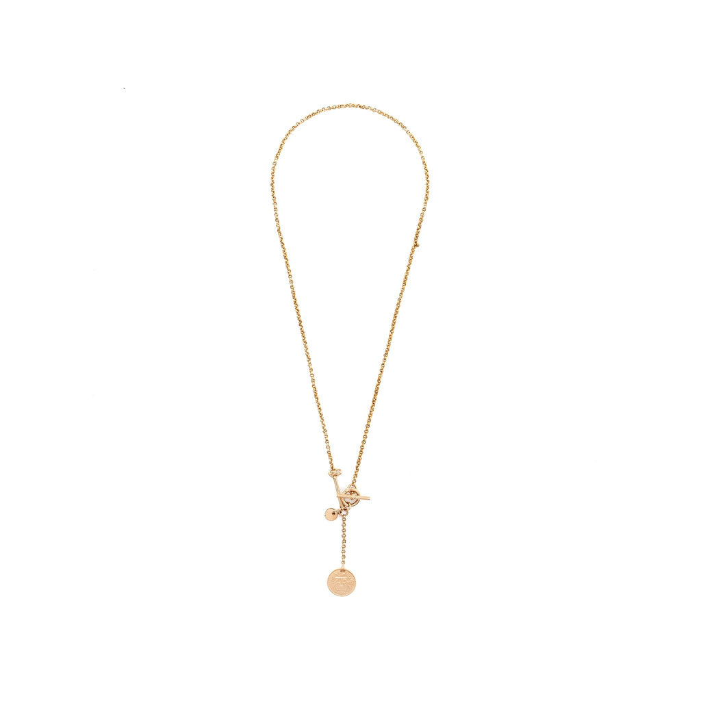 HERMES EX-LIBRIS PENDANT ROSE GOLD