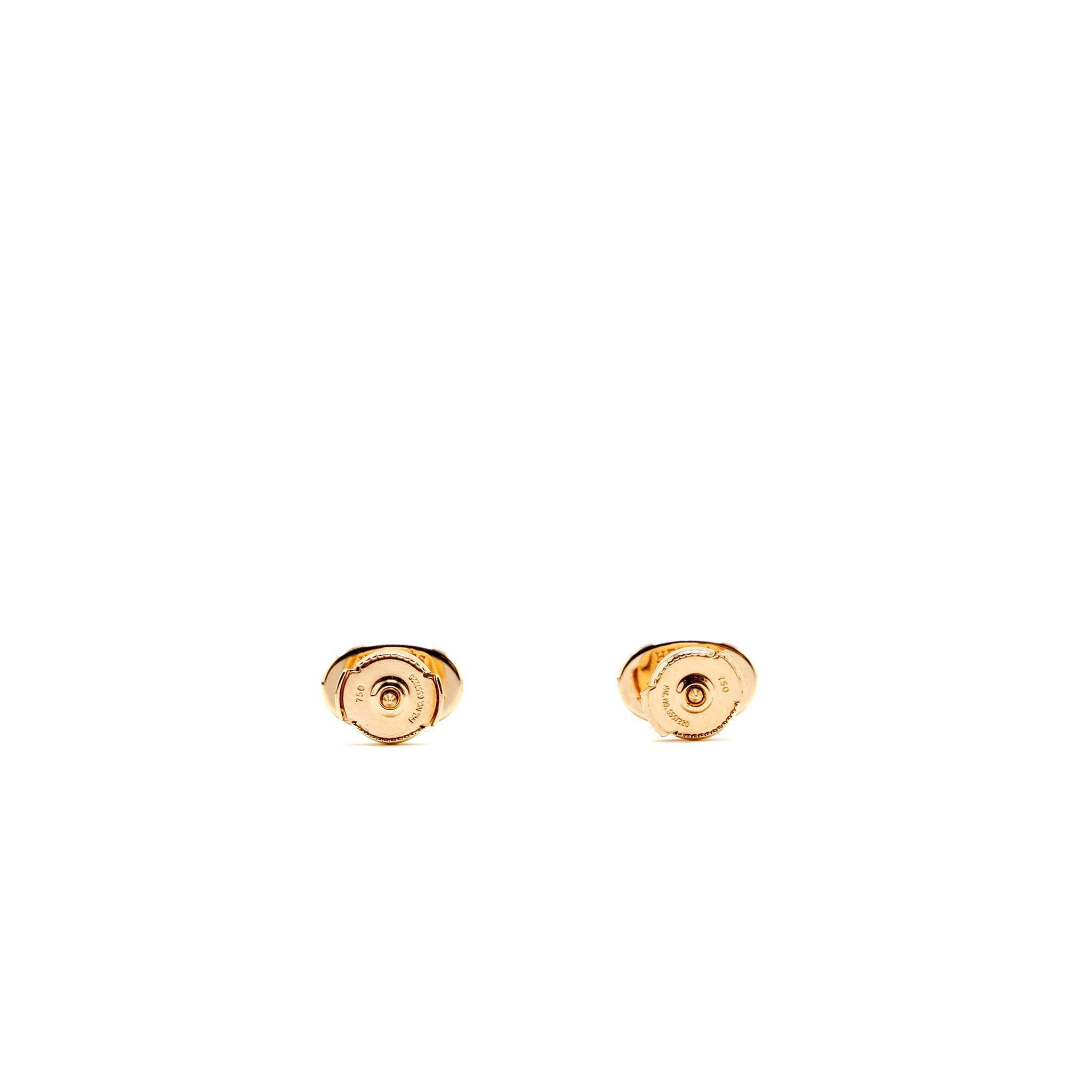 HERMES CHAINE D’ANCRE EARRINGS ROSE GOLD, DIAMONDS