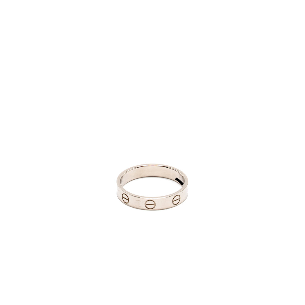 CARTIER LOVE RING WHITE GOLD