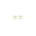 CHANEL CC LOGO EARRINGS LGHW