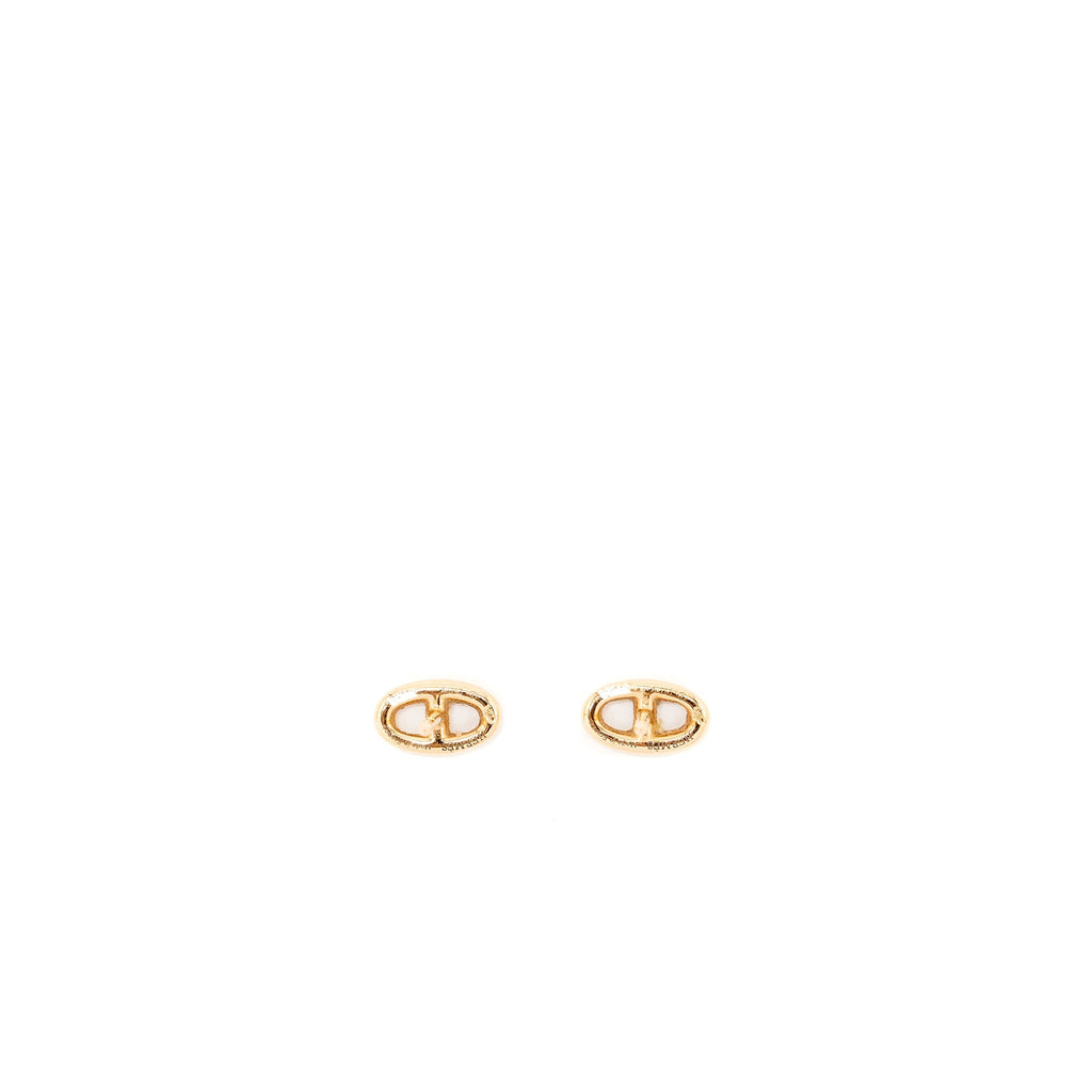HERMES FARANDOLE EARRINGS ROSE GOLD