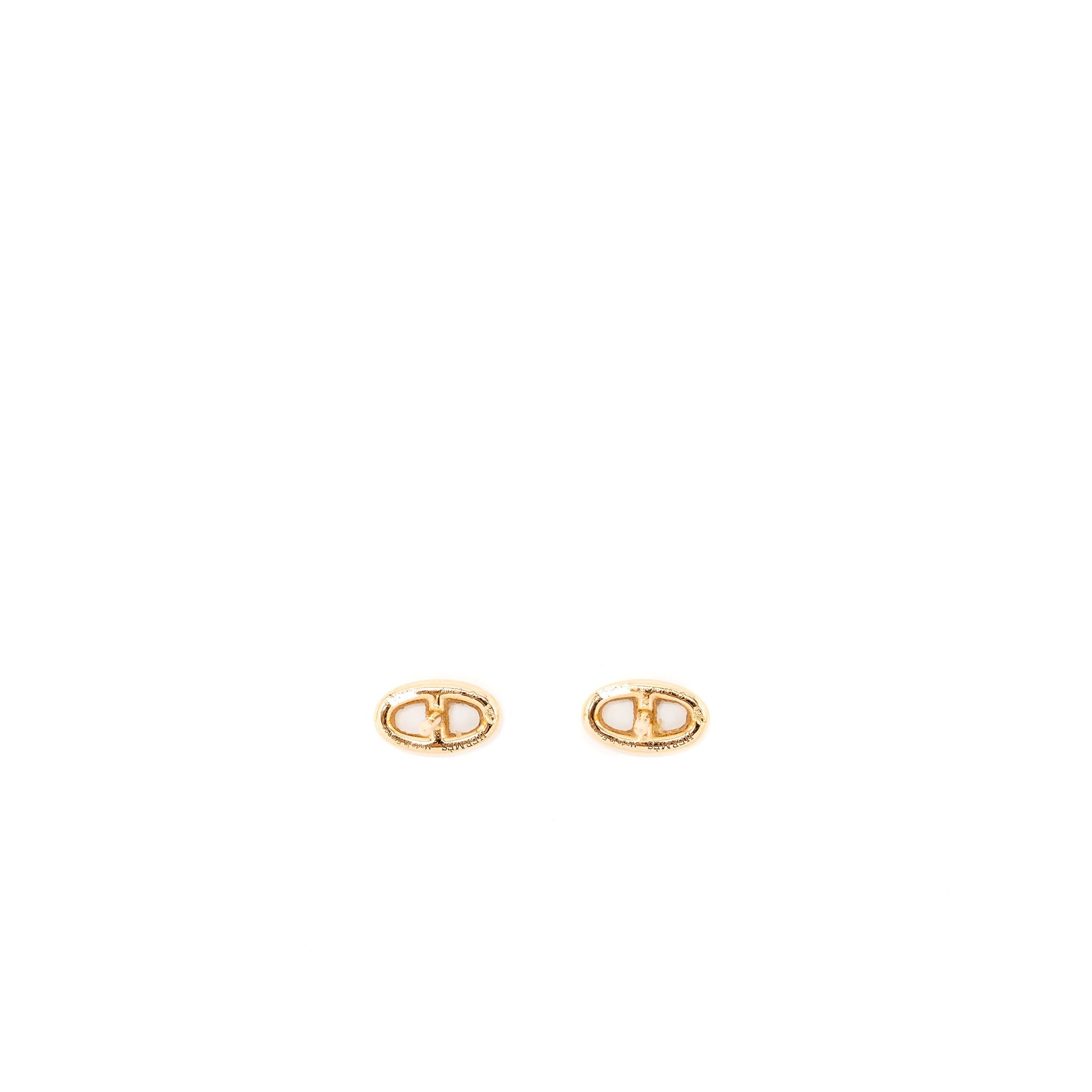 HERMES FARANDOLE EARRINGS ROSE GOLD