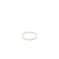 CARTIER LOVE BRACELET WHITE GOLD, 10 DIAMONDS