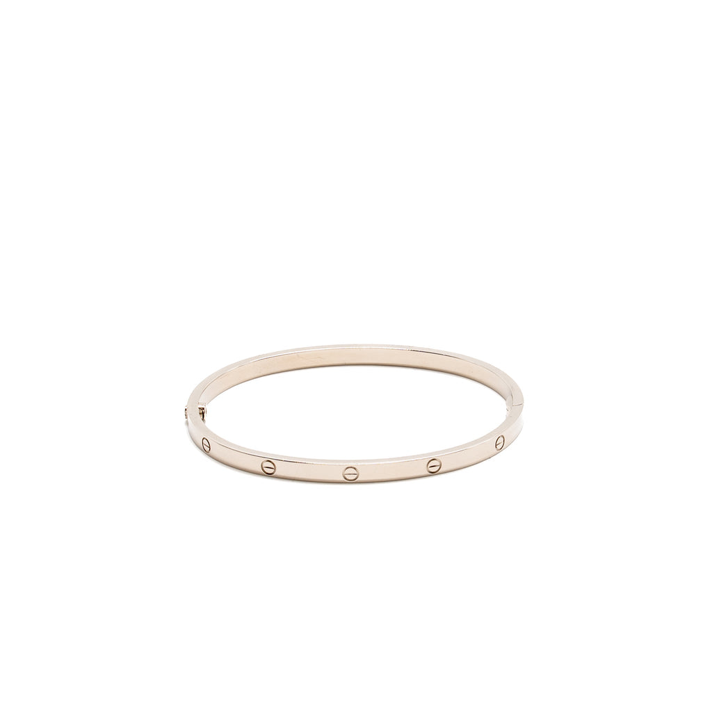 CARTIER LOVE BRACELET WHITE GOLD