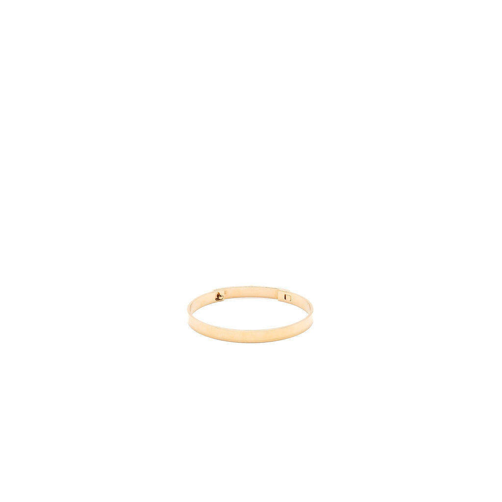 HERMES COLLIER DE CHIEN BRACELET ROSE GOLD DIAMONDS