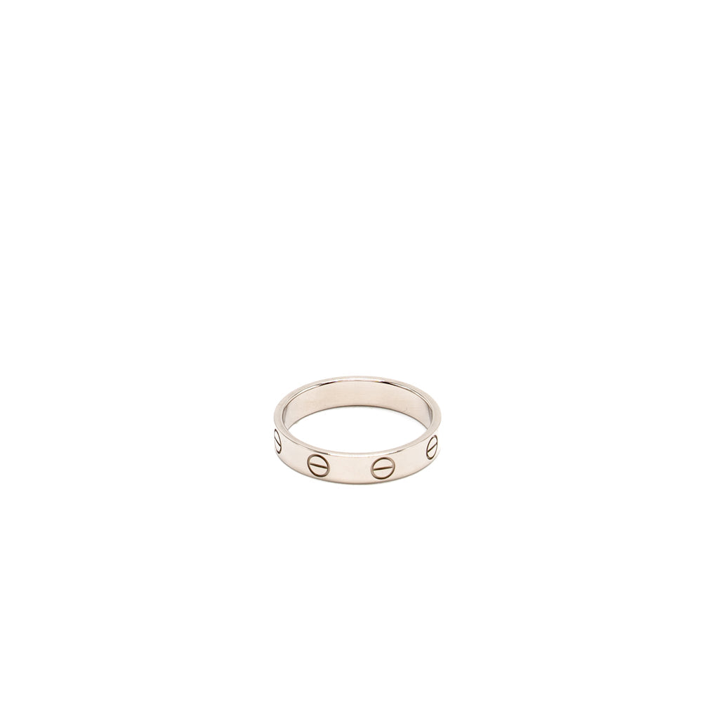 CARTIER LOVE RING WHITE GOLD