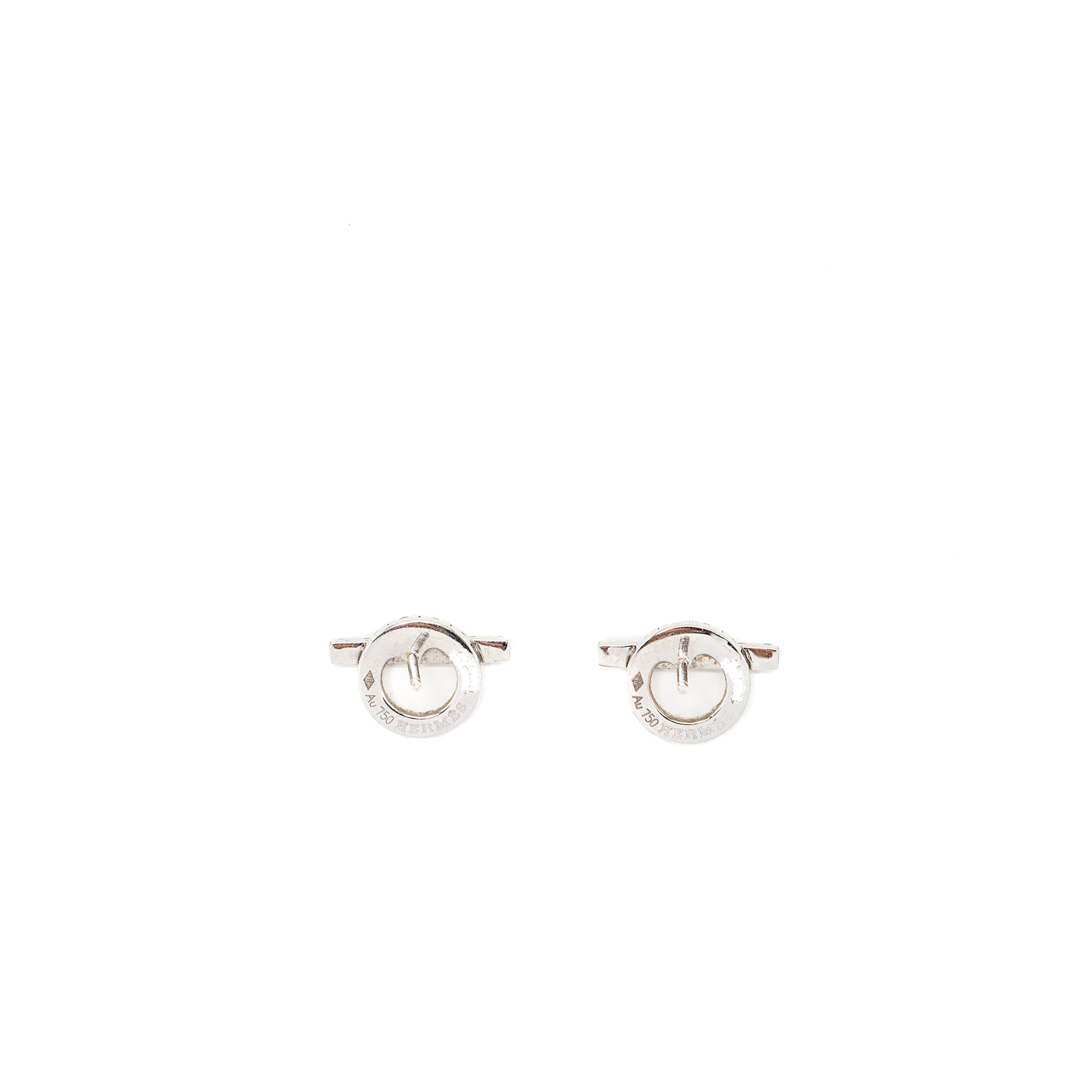 HERMES FINESSE EARRINGS WHITE GOLD / DIAMONDS