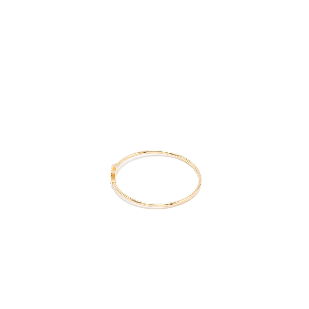 TIFFANY T SMALL NARROW WIRE BRACELET 18K ROSE GOLD