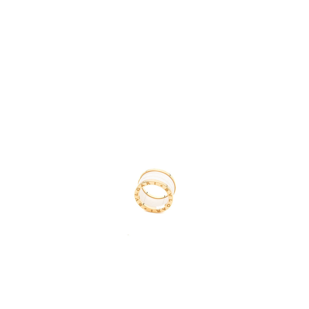 BVLGARI B.ZERO RING CERAMIC ROSE GOLD