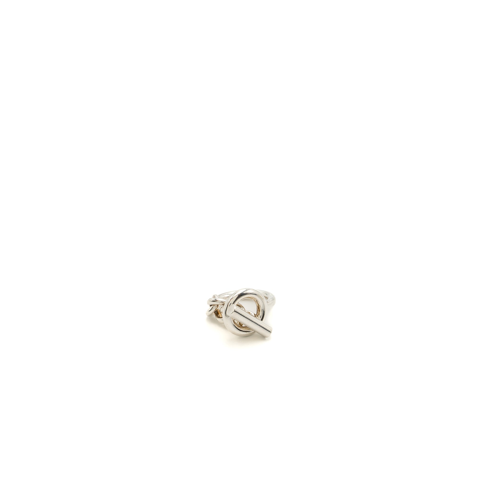 HERMES CROISETTE RING SILVER