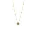 VAN CLEEF AND ARPELS VINTAGE ALHAMBRA PENDANT ROSE GOLD WITH GREY MOTHER OF PEARL