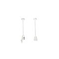 HERMES KELLY CLOCHETTE EARRINGS WHITE GOLD, DIAMONDS