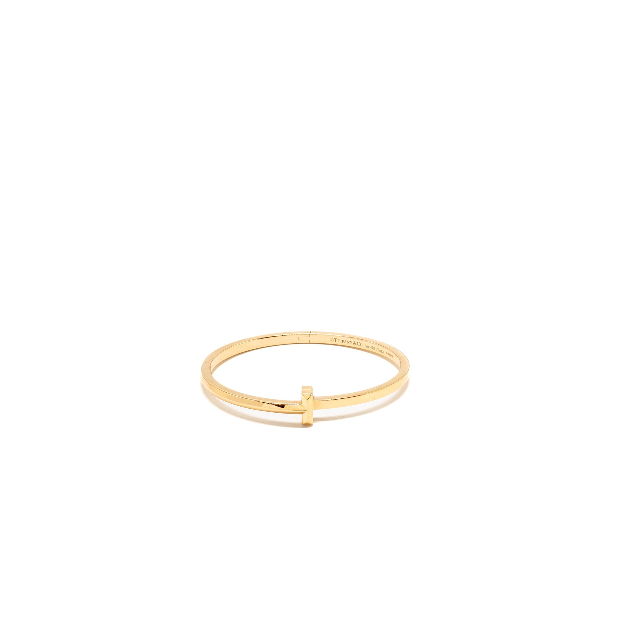 TIFFANY T1 NARROW HINGED BANGLE ROSE GOLD