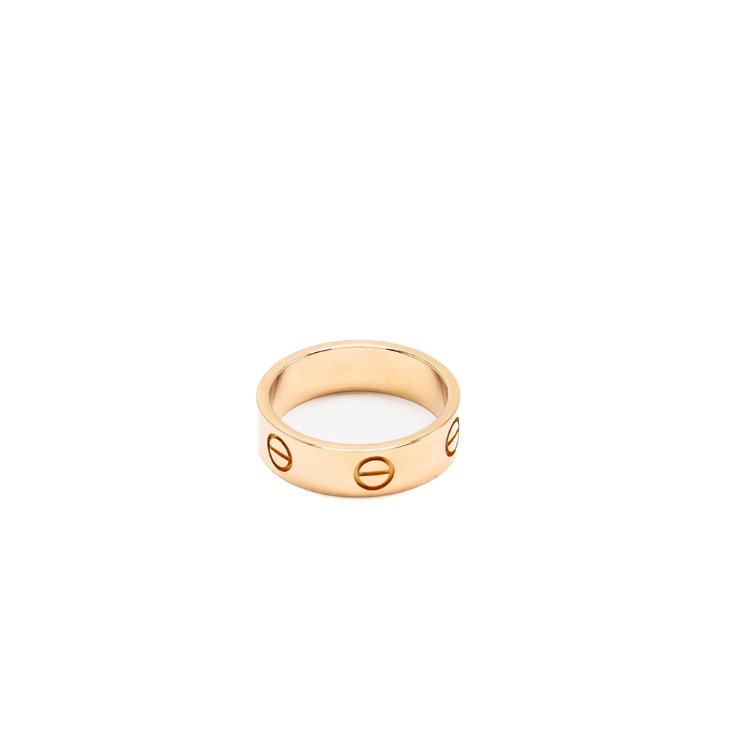 CARTIER LOVE RING CLASSIC MODEL ROSE GOLD