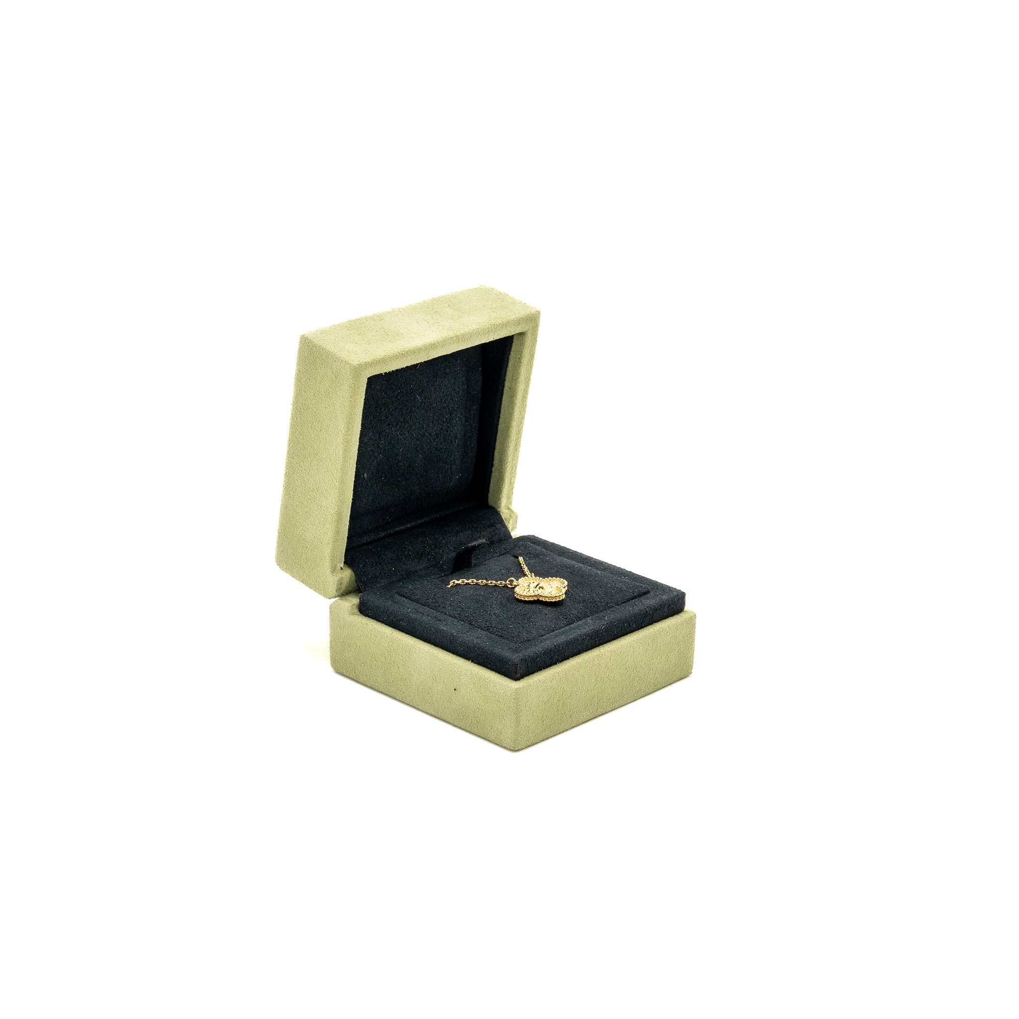VAN CLEEF & ARPELS VINTAGE ALHAMBRA PENDANT YELLOW GOLD