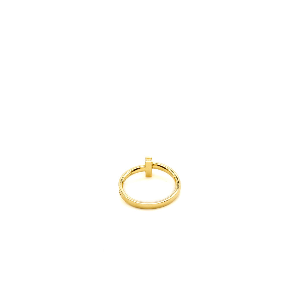 TIFFANY T T1 RING YELLOW GOLD, DIAMONDS