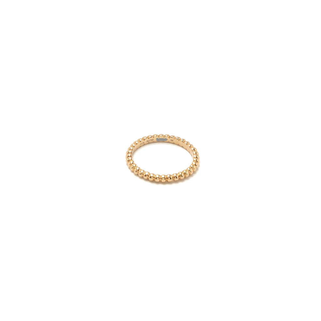 VAN CLEEF& ARPELS PERLEE RING ROSE GOLD