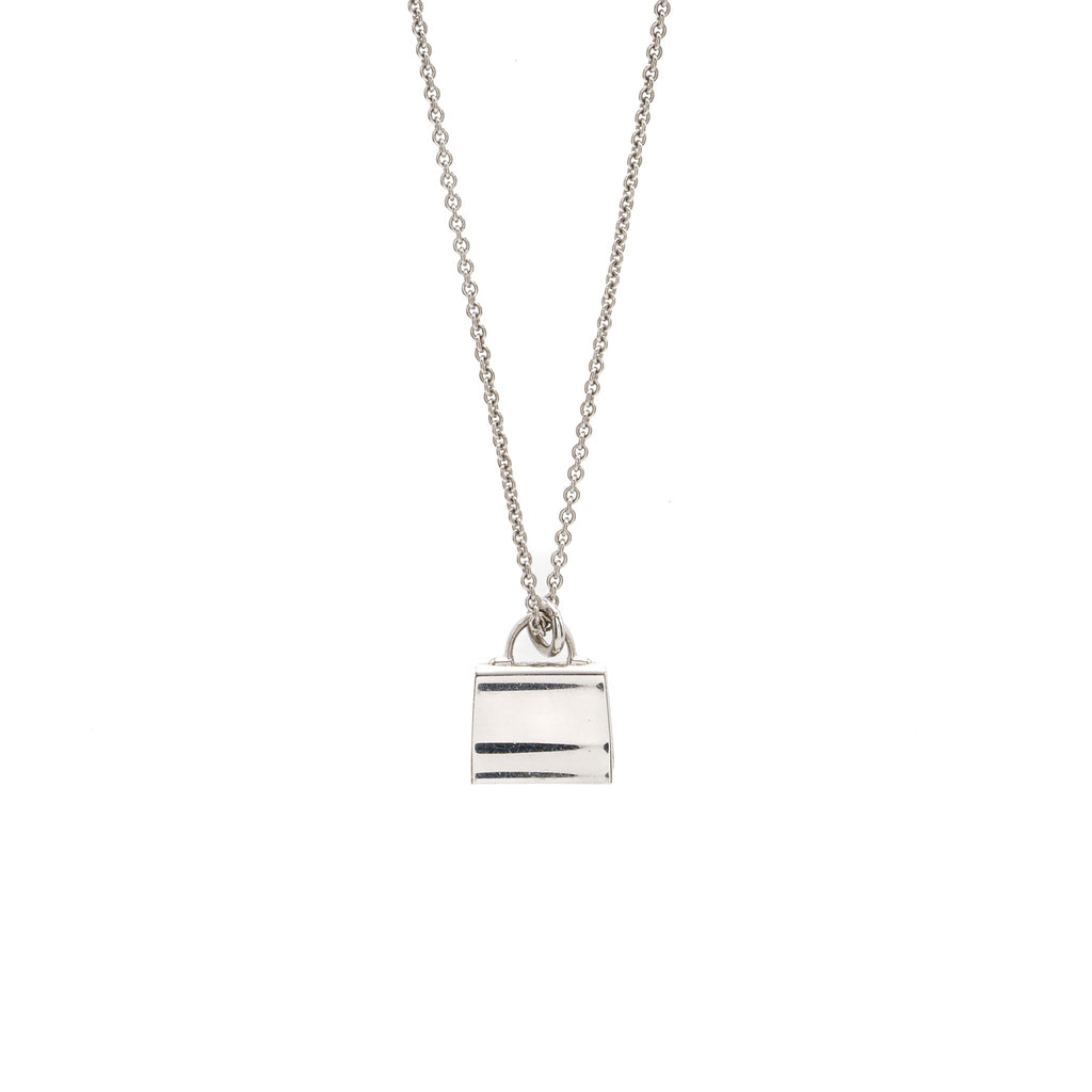 HERMES KELLY AMULETTE PENDANT WHITE GOLD, DIAMONDS