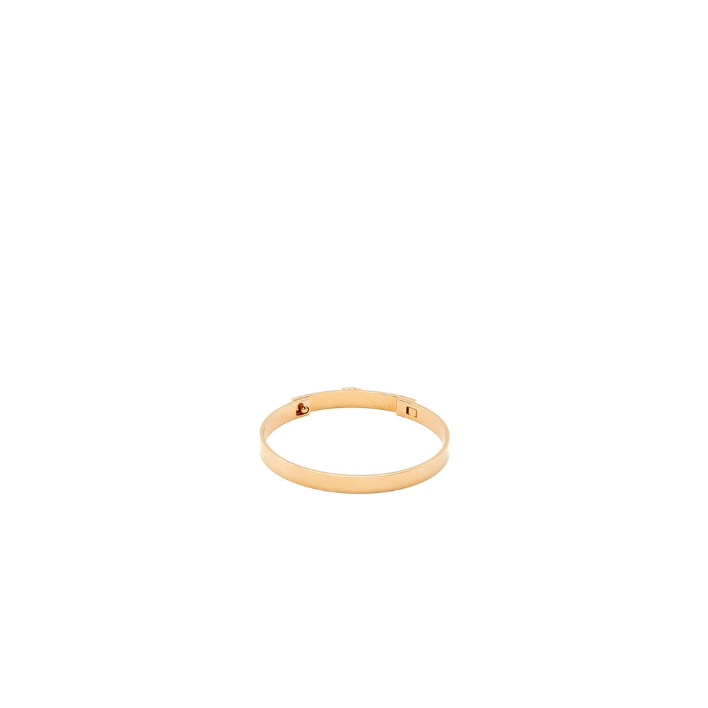 HERMES COLLIER DE CHIEN BRACELET ROSE GOLD/DIAMONDS