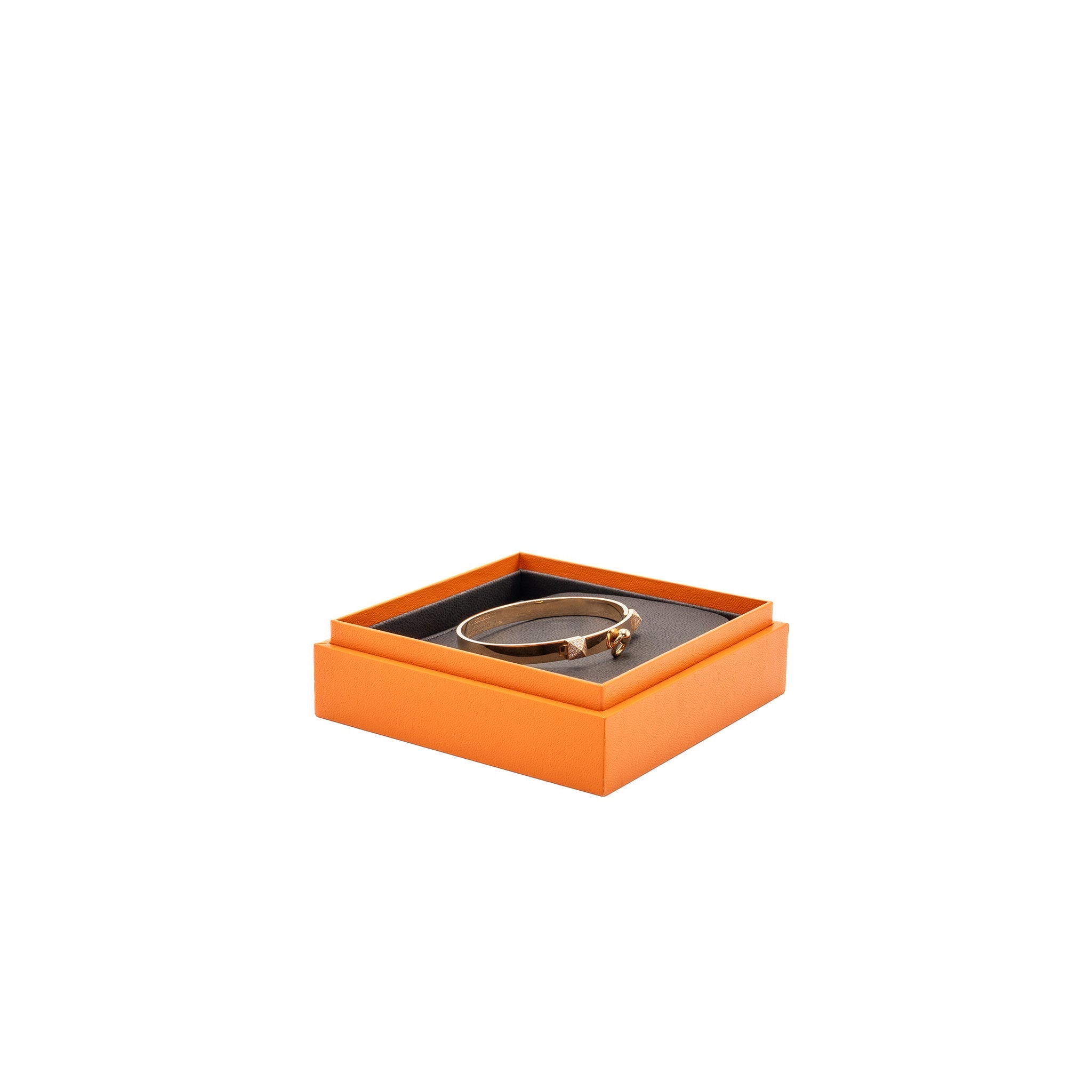 HERMES COLLIER DE CHIEN BRACELET ROSE GOLD DIAMONDS