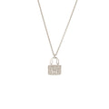 HERMES AMULETTE CONSTANCE PENDANT WHITE GOLD DIAMONDS