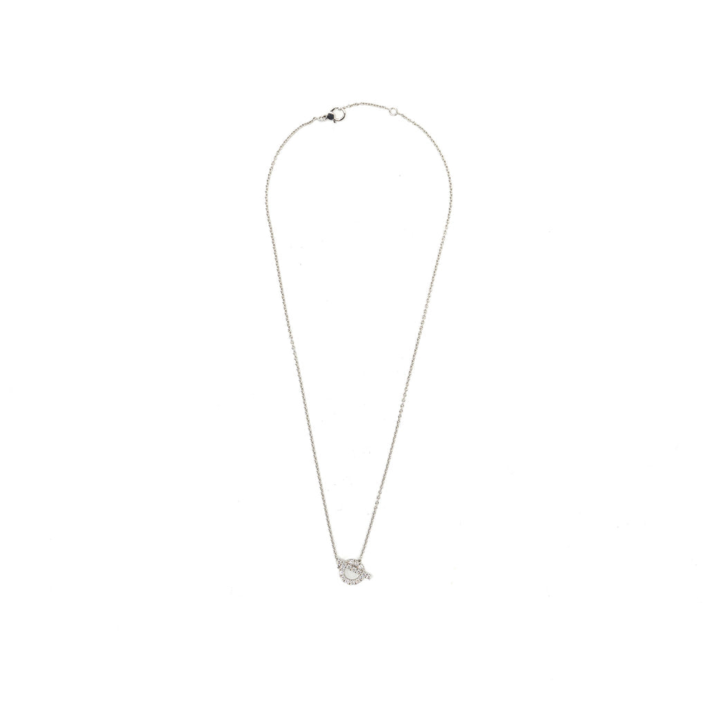 HERMES FINESSE PENDANT WHITE GOLD DIAMONDS