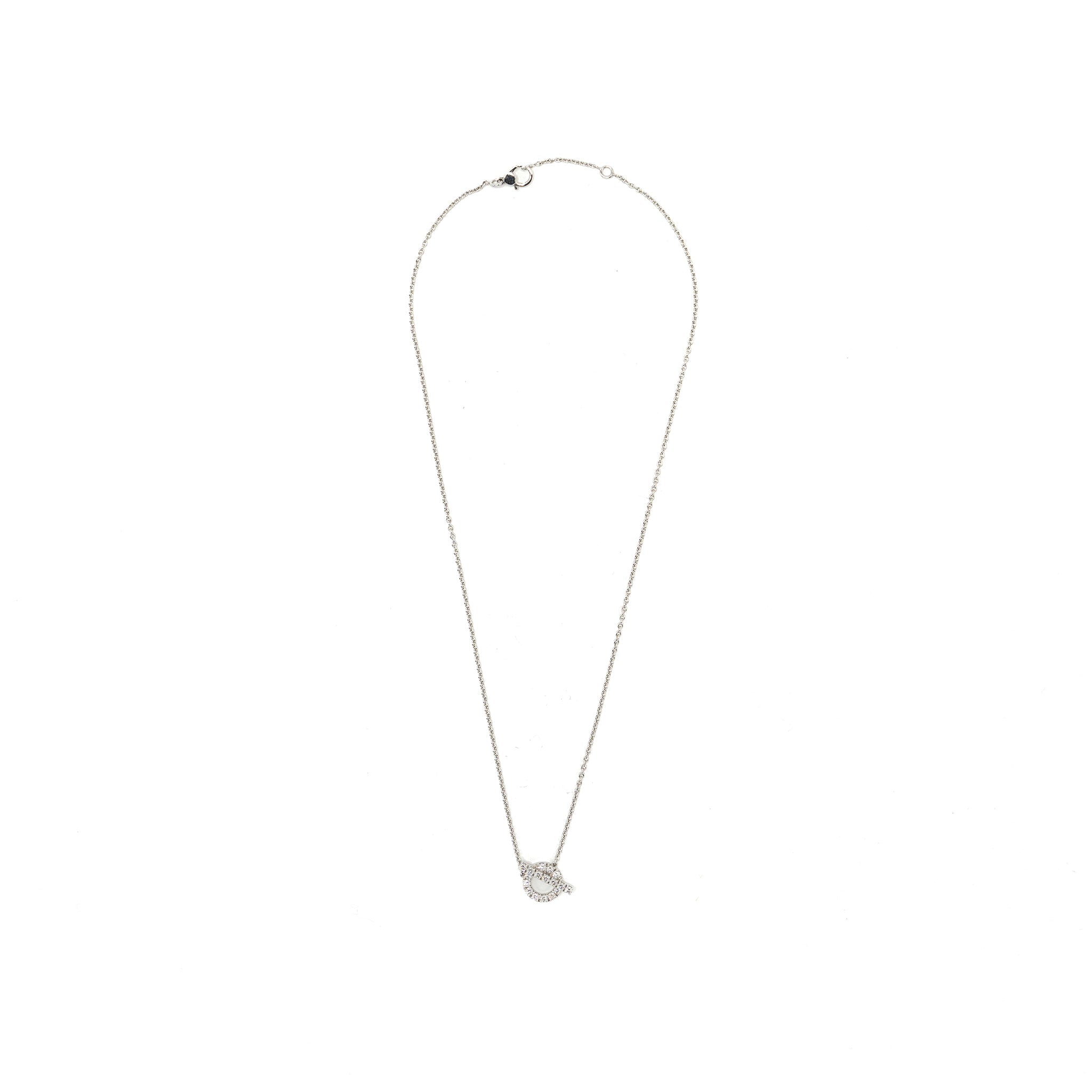 HERMES FINESSE PENDANT WHITE GOLD DIAMONDS