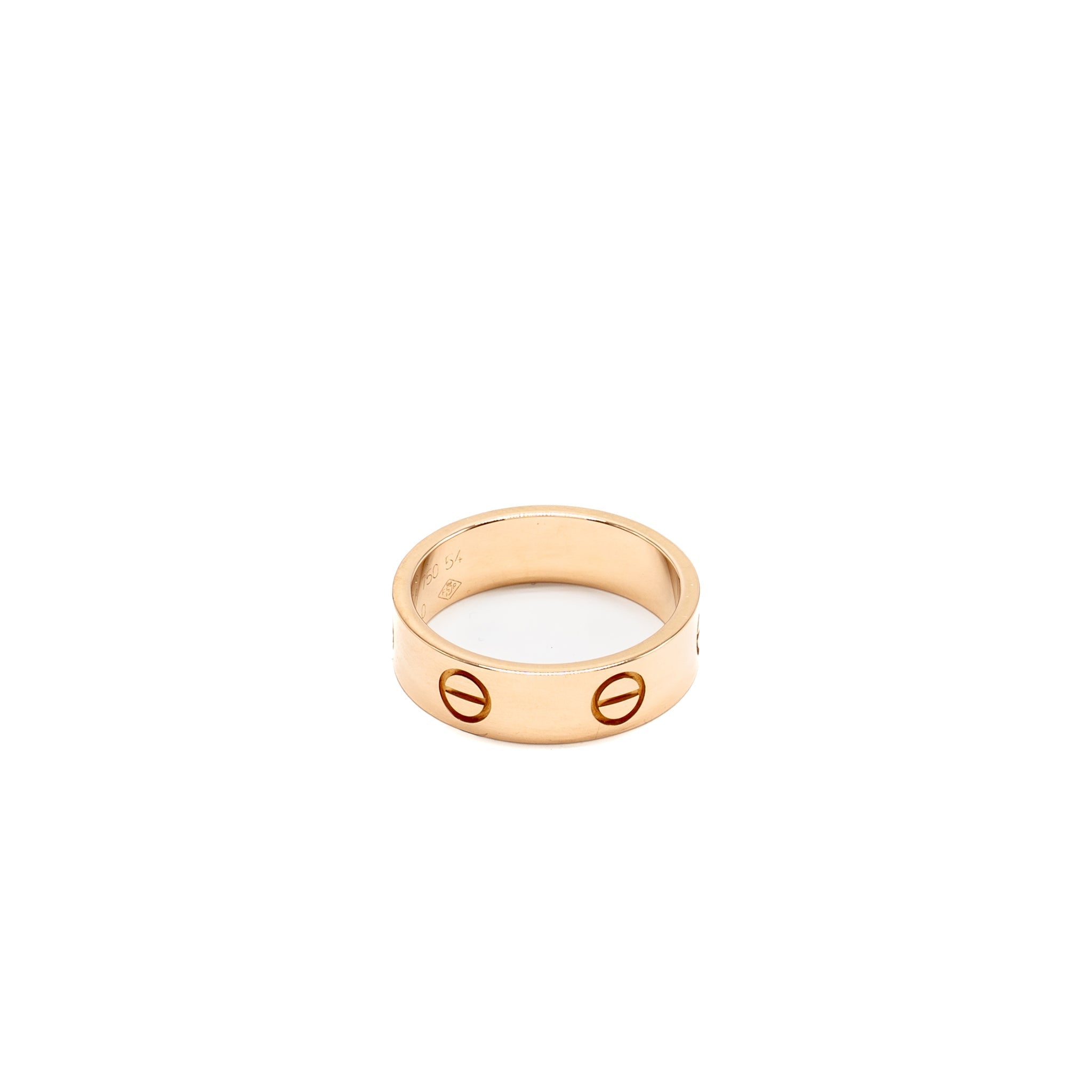 CARTIER LOVE RING CLASSIC MODEL ROSE GOLD