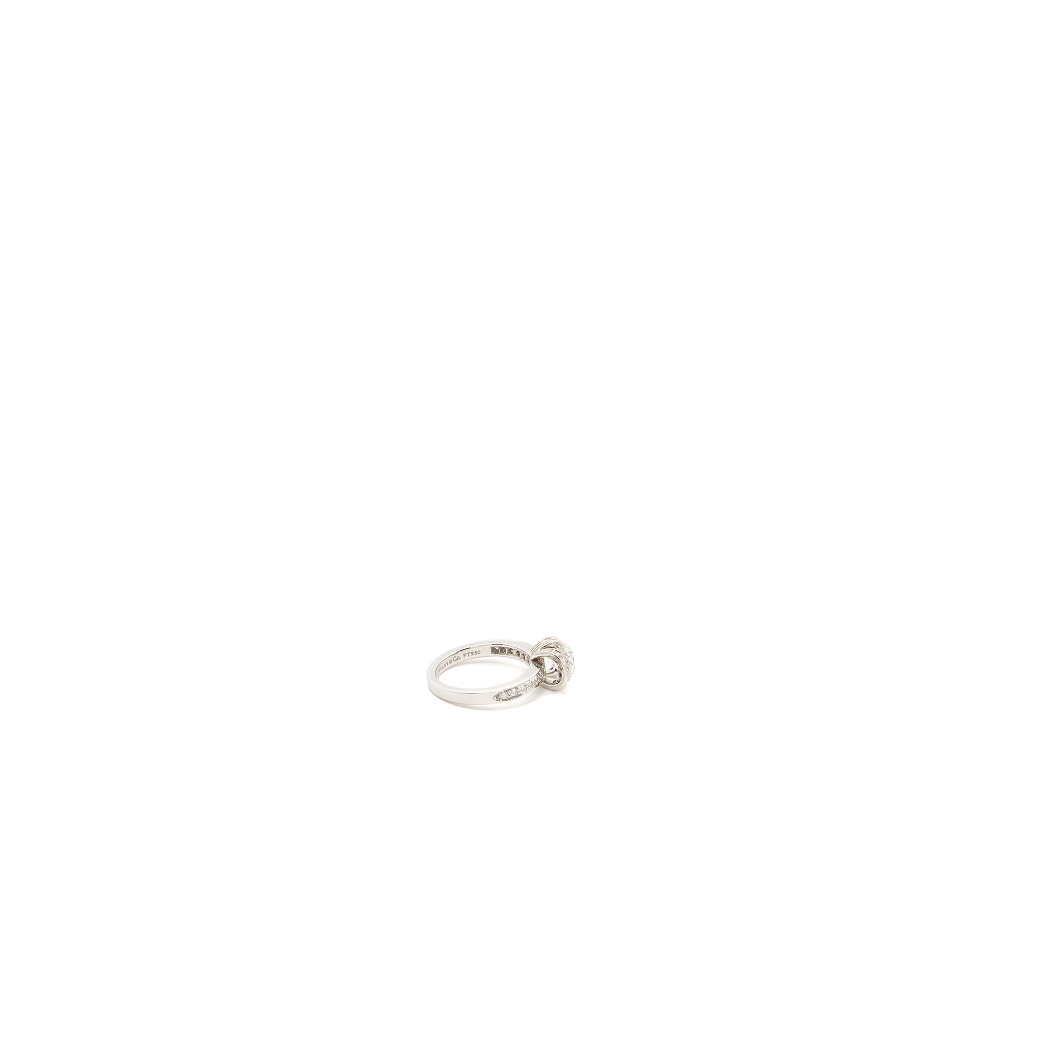 TIFFANY DIAMOND RING 0.78CT H COLOR VVS2