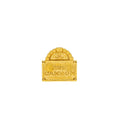 CHANEL RUE CAMBON/ CC LOGO BROOCH GOLD TONE