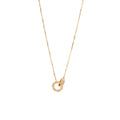 CARTIER LOVE NECKLACE ROSE GOLD, DIAMONDS