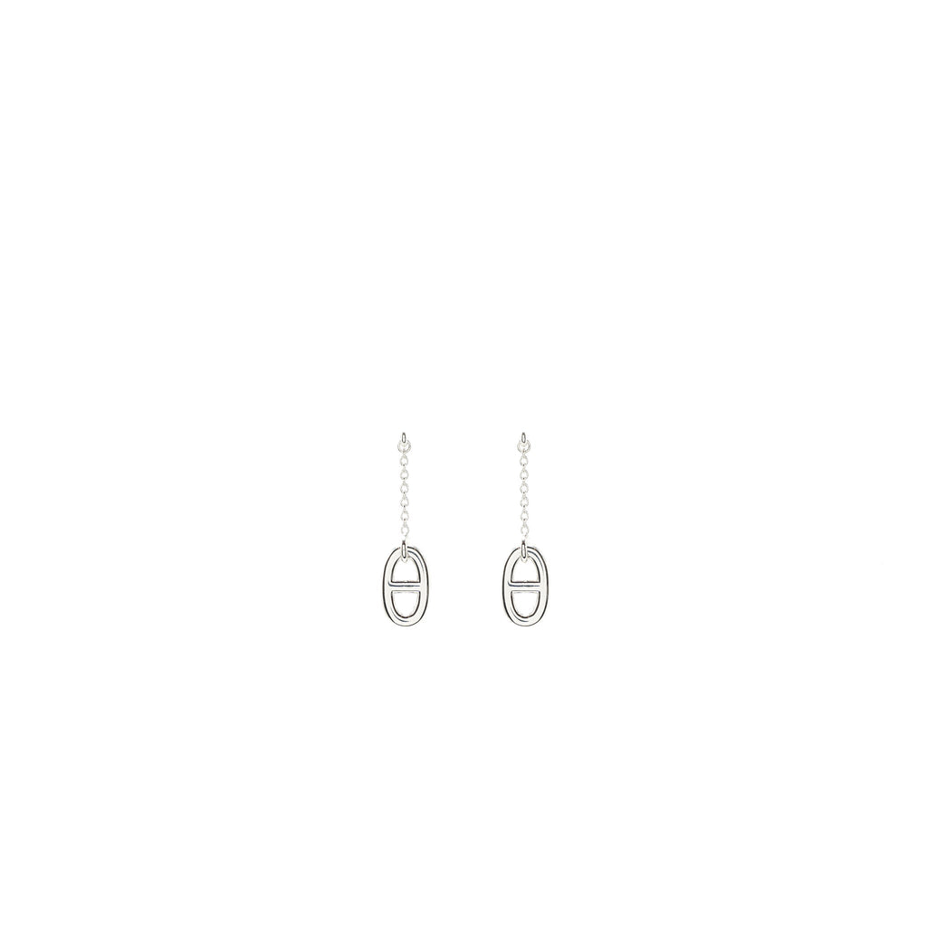 HERMES FARANDOLE EARRINGS STERLING SILVER
