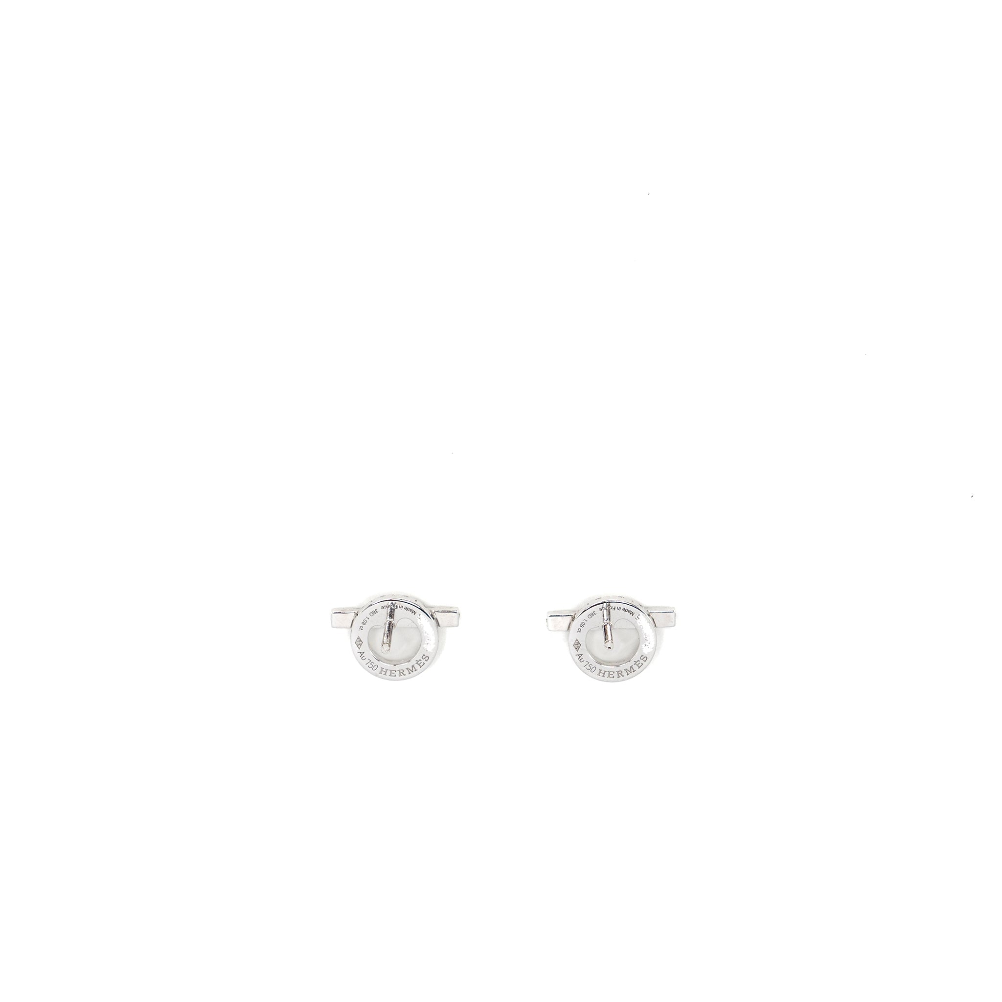 HERMES FINESSE EARRINGS WHITE GOLD / DIAMONDS