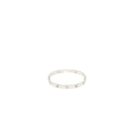 CARTIER LOVE BRACELET WHITE GOLD, 4 DIAMONDS