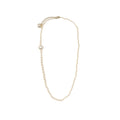 CHANEL PEARL LONG NECKLACE GOLD TONE