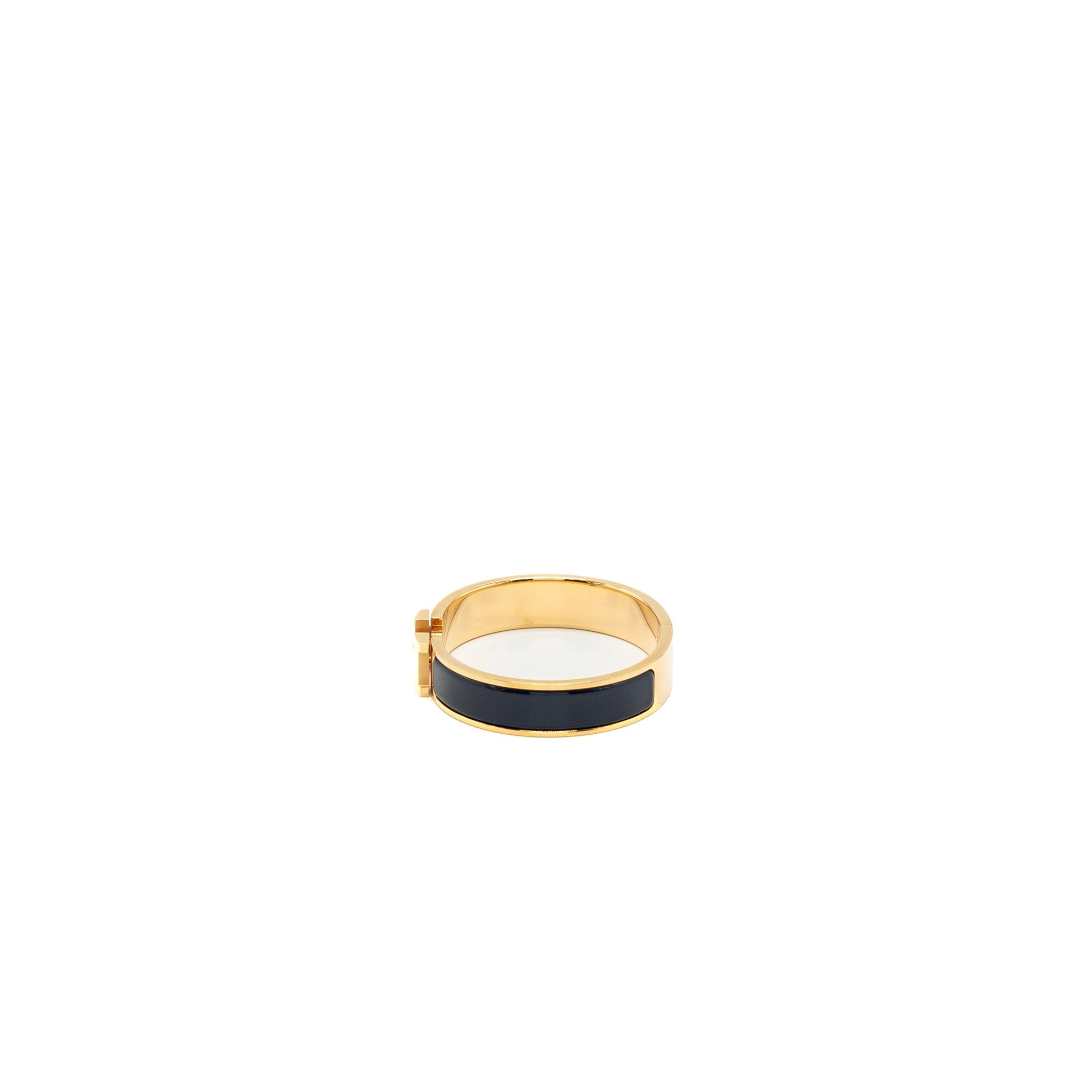 HERMES CLIC H BRACELET DARK BLUE RGHW