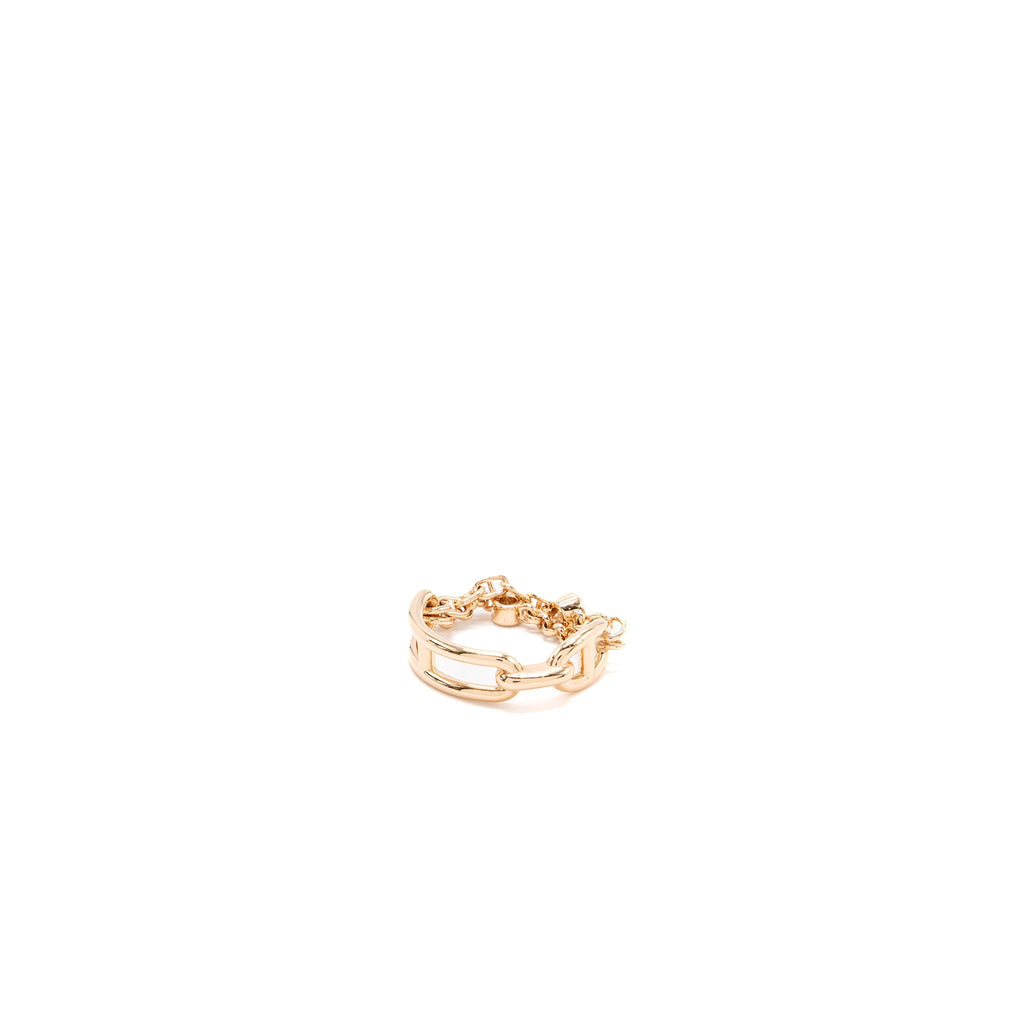 HERMES CHAINE D'ANCRE CHAOS RING ROSE GOLD DIAMONDS