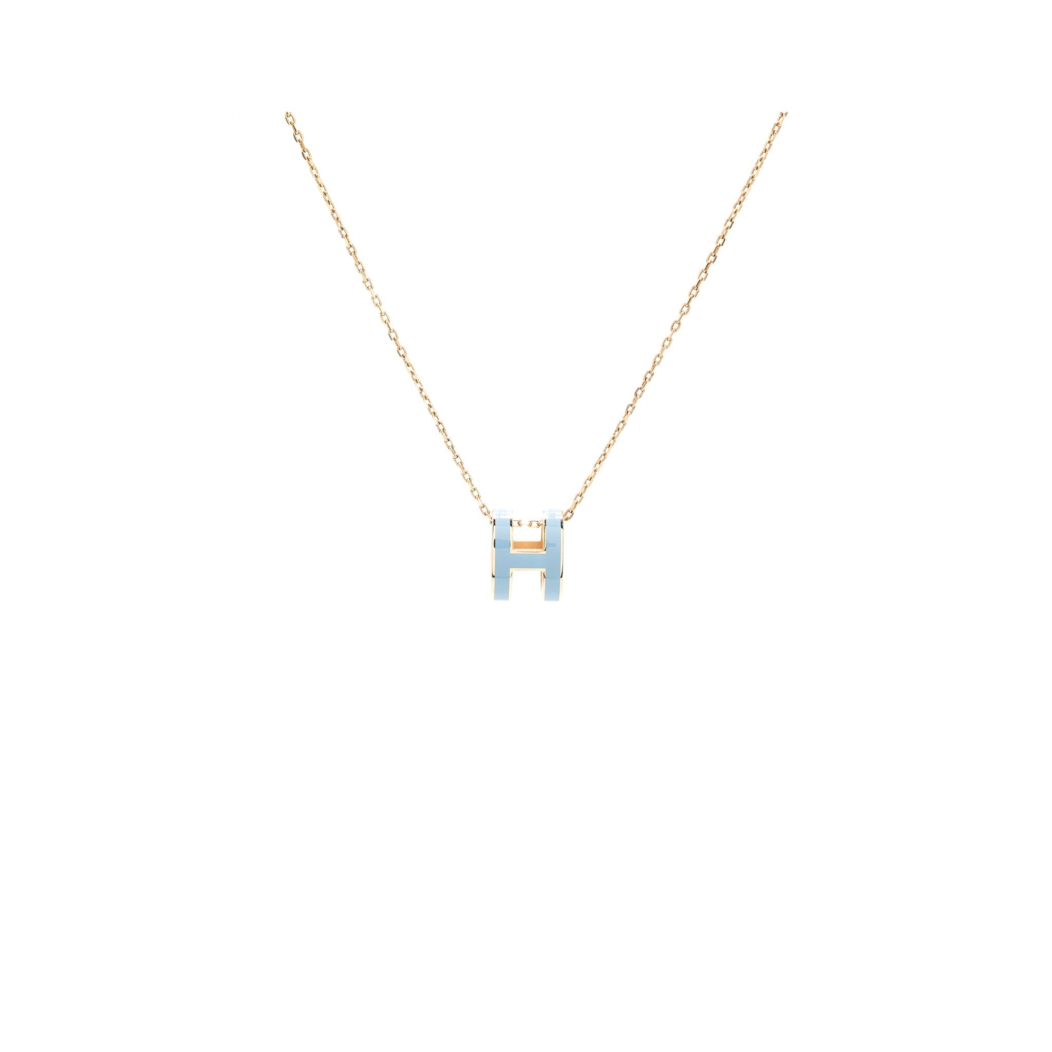 HERMES POP H PENDANT BLUE CHARDON RGHW