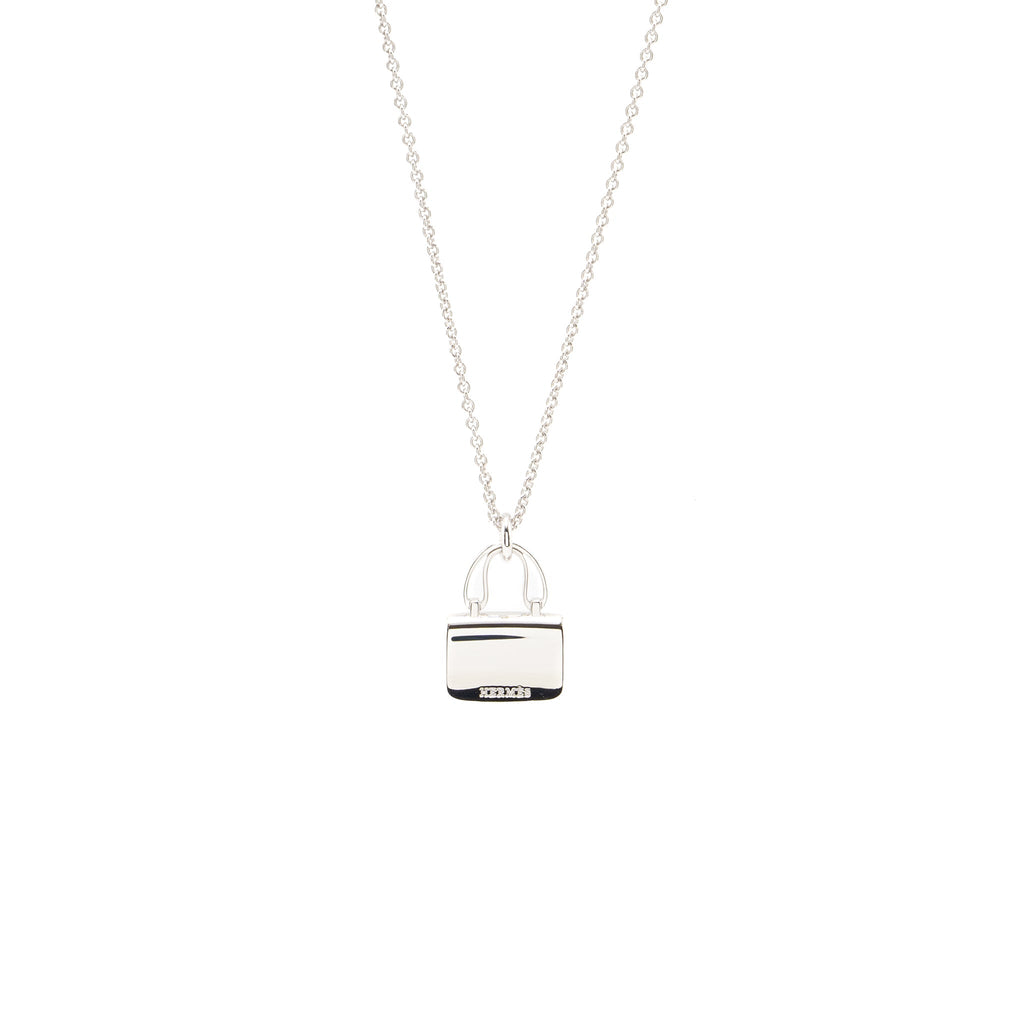 HERMES AMULETTES CONSTANCE PENDANT WHITE GOLD, DIAMONDS