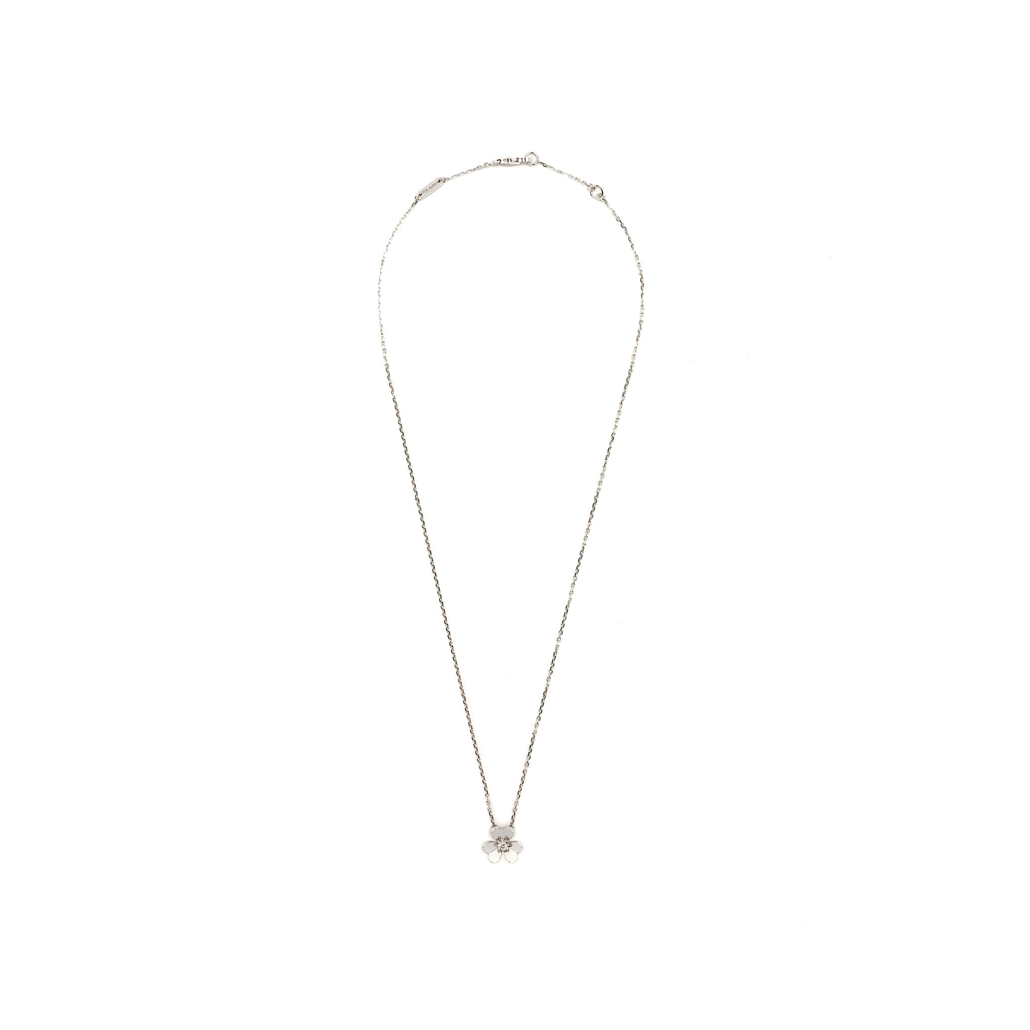 VAN CLEEF & ARPELS FRIVOLE PENDANT WHITE GOLD, DIAMOND
