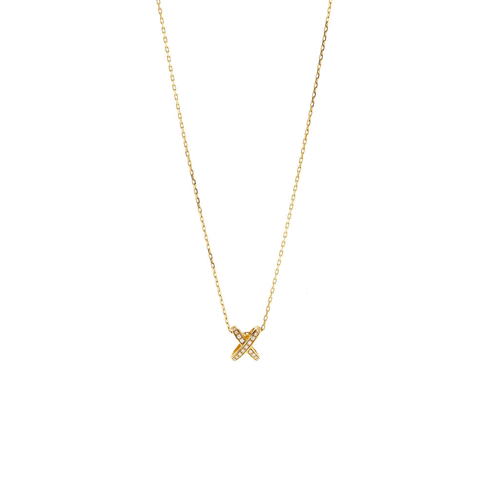 CHAUMET LIENS PENDANT ROSE GOLD DIAMONDS