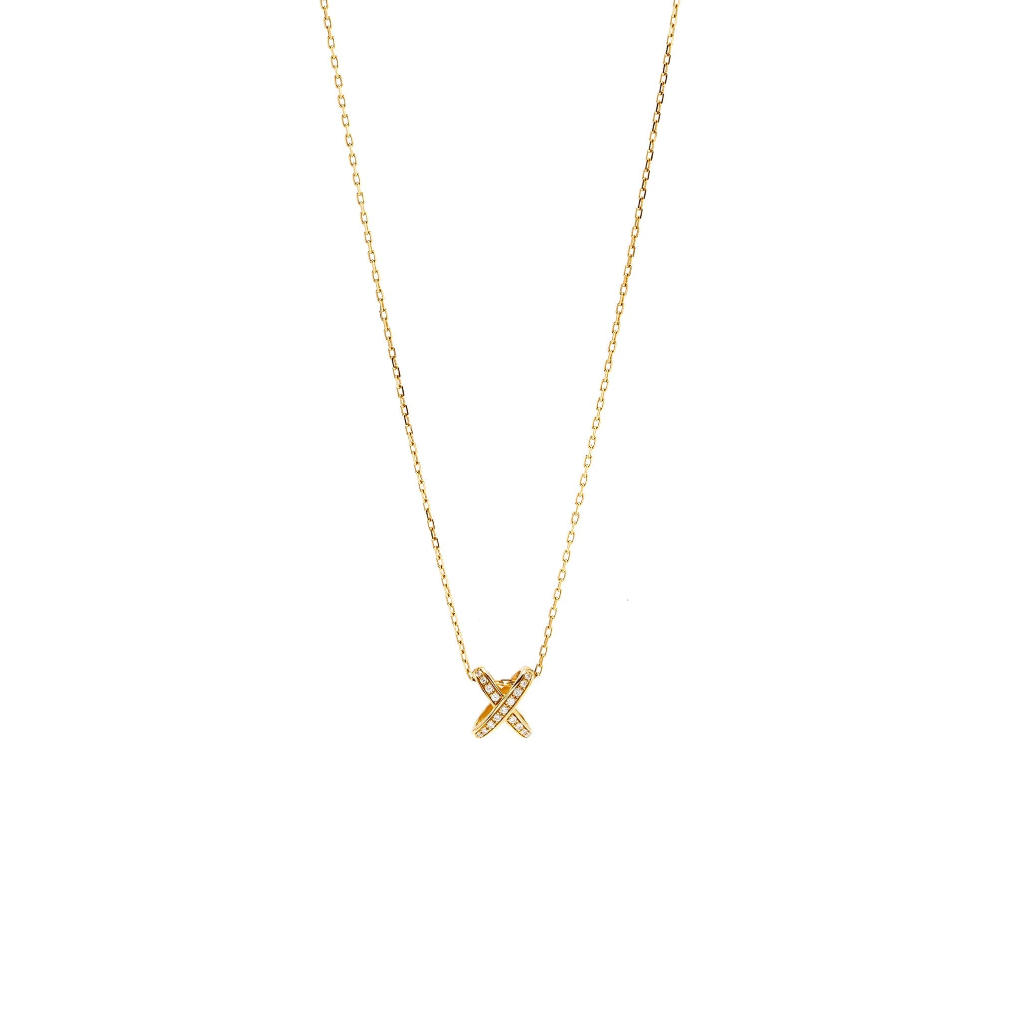 CHAUMET LIENS PENDANT ROSE GOLD DIAMONDS