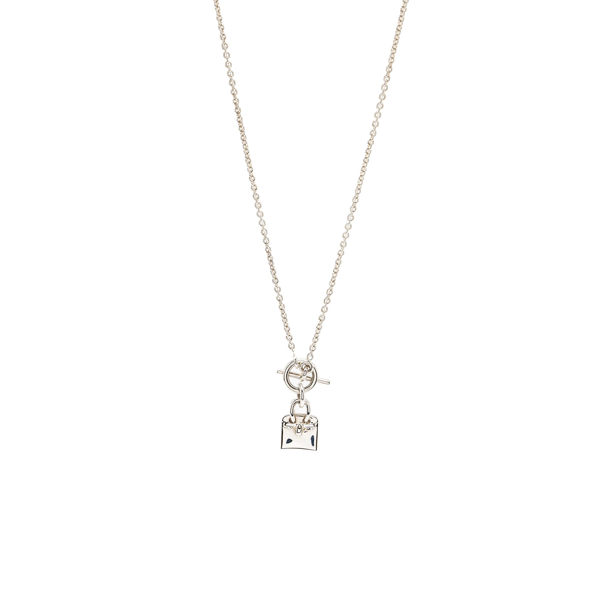 HERMES AMULETTES BIRKIN PENDANT STERLING SILVER