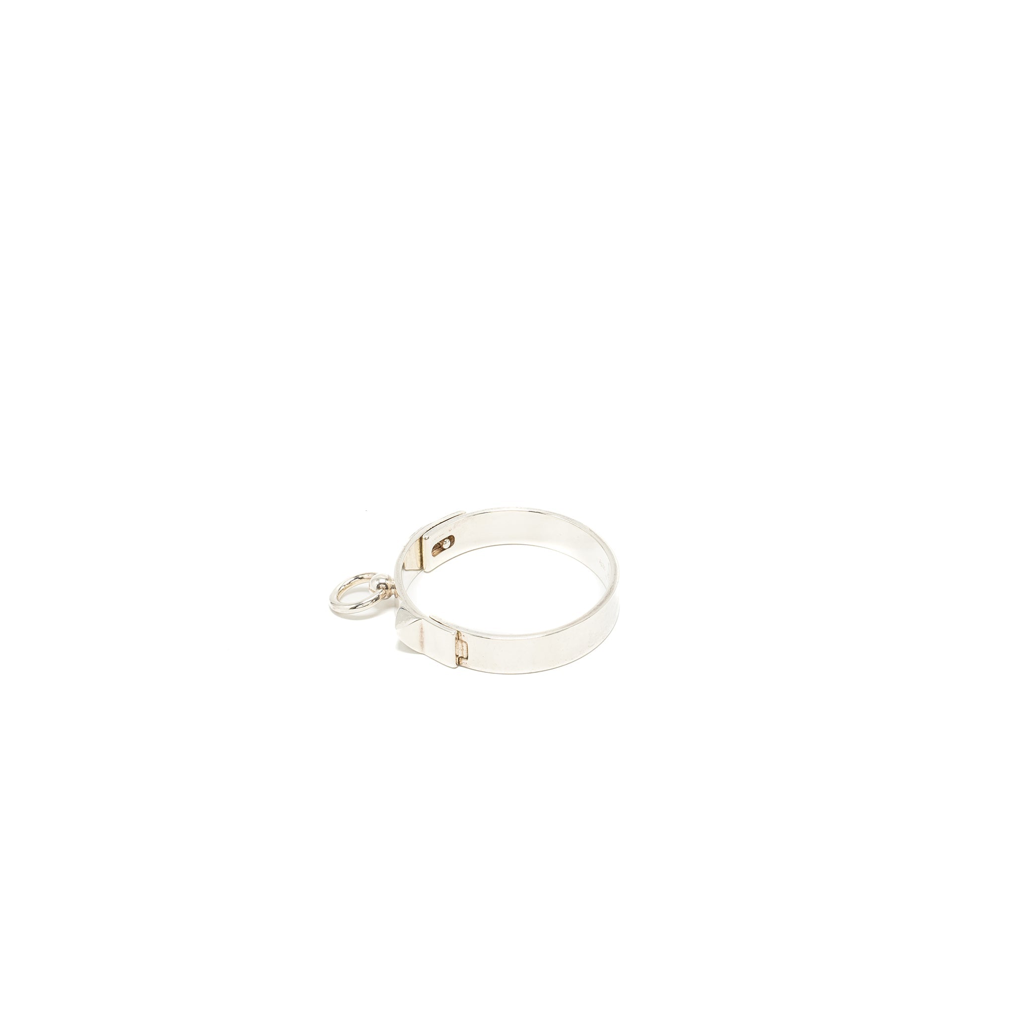 HERMES COLLIER DE CHIEN BRACELET STERLING SILVER