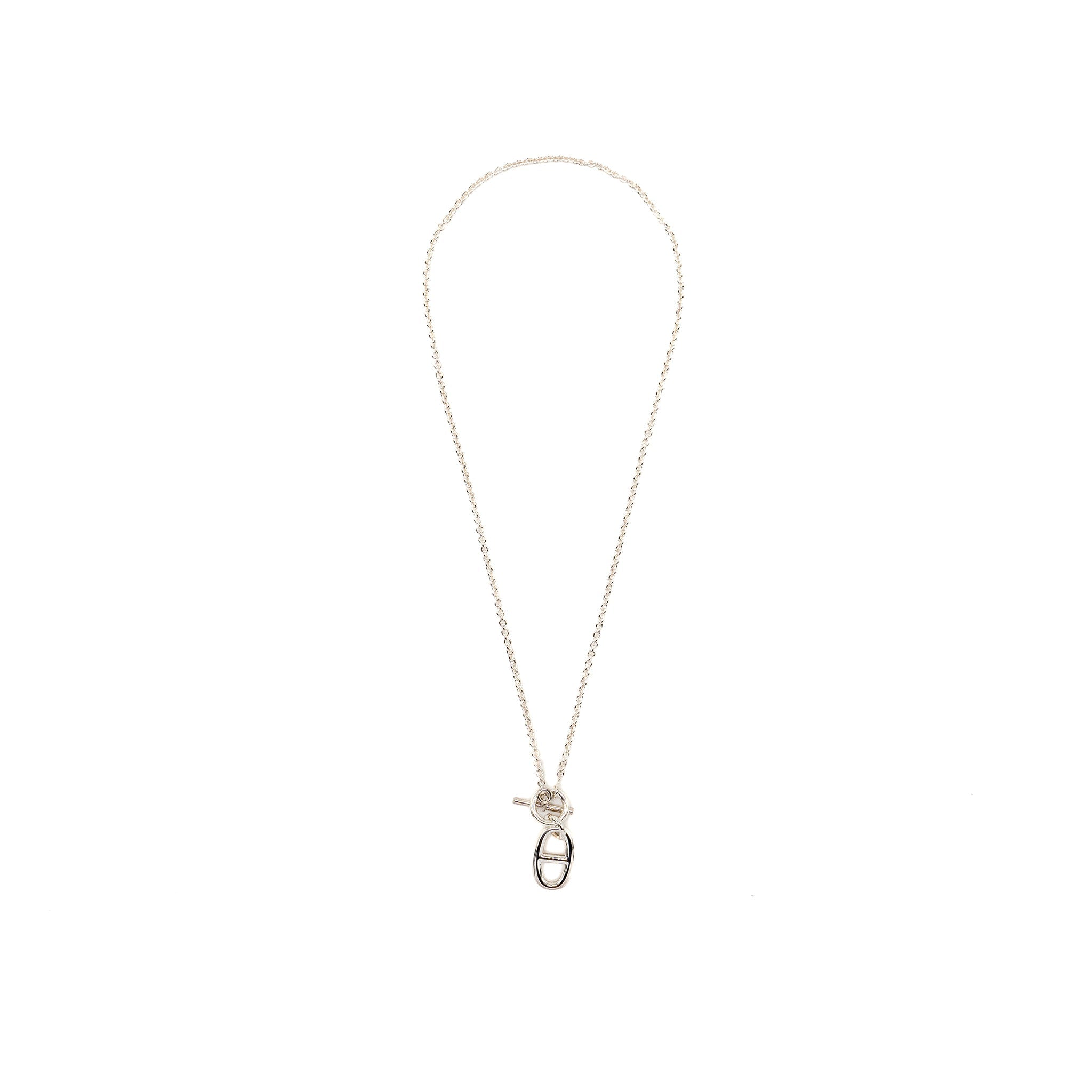 HERMES CHAINE D'ANCRE PENDANT STERLING SILVER