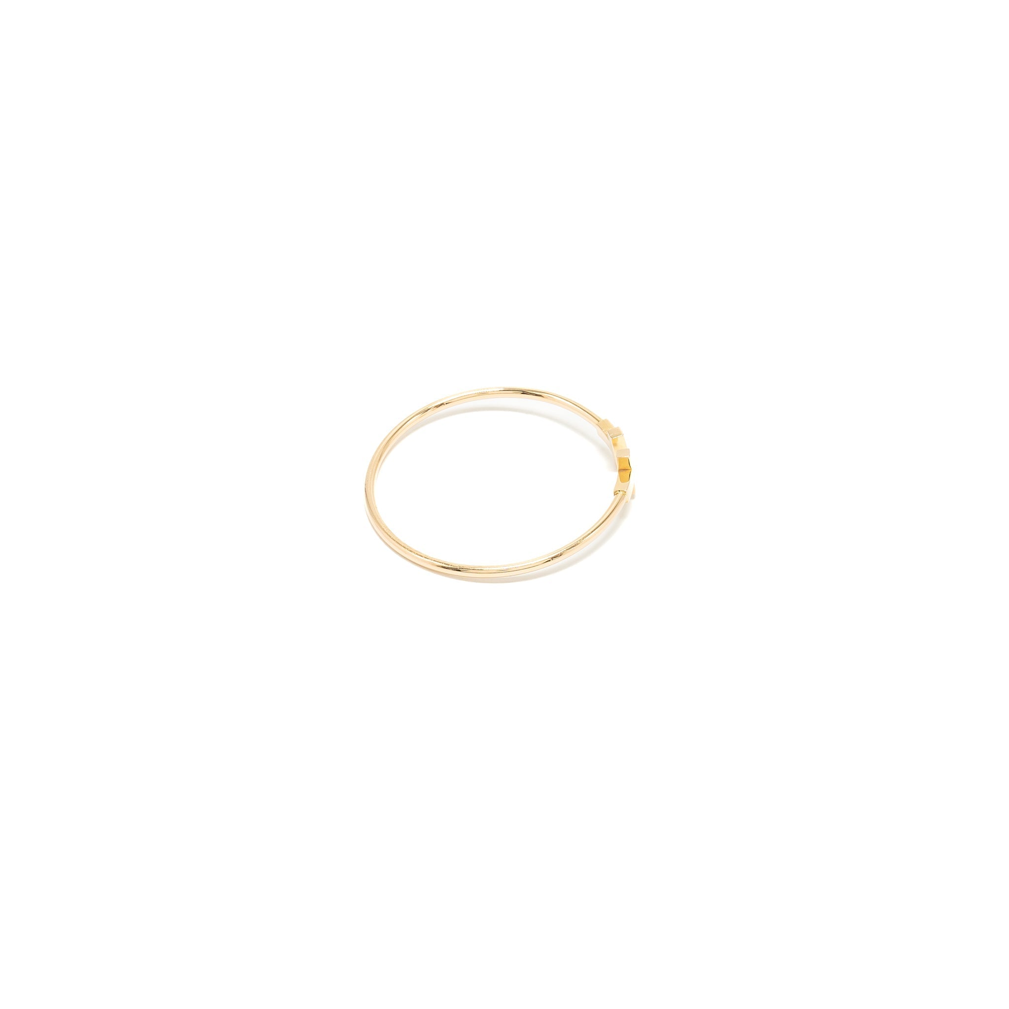 TIFFANY T NARROW WIRE BRACELET 18K ROSE GOLD