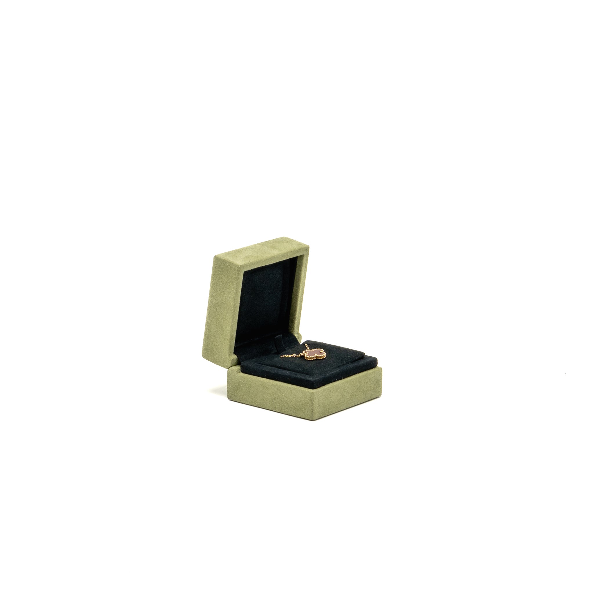 VAN CLEEF & ARPELS VINTAGE ALHAMBRA PENDANT CARNELIAN YELLOW GOLD