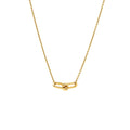 TIFFANY HARDWARE SMALL DOUBLE LINK PENDANT YELLOW GOLD