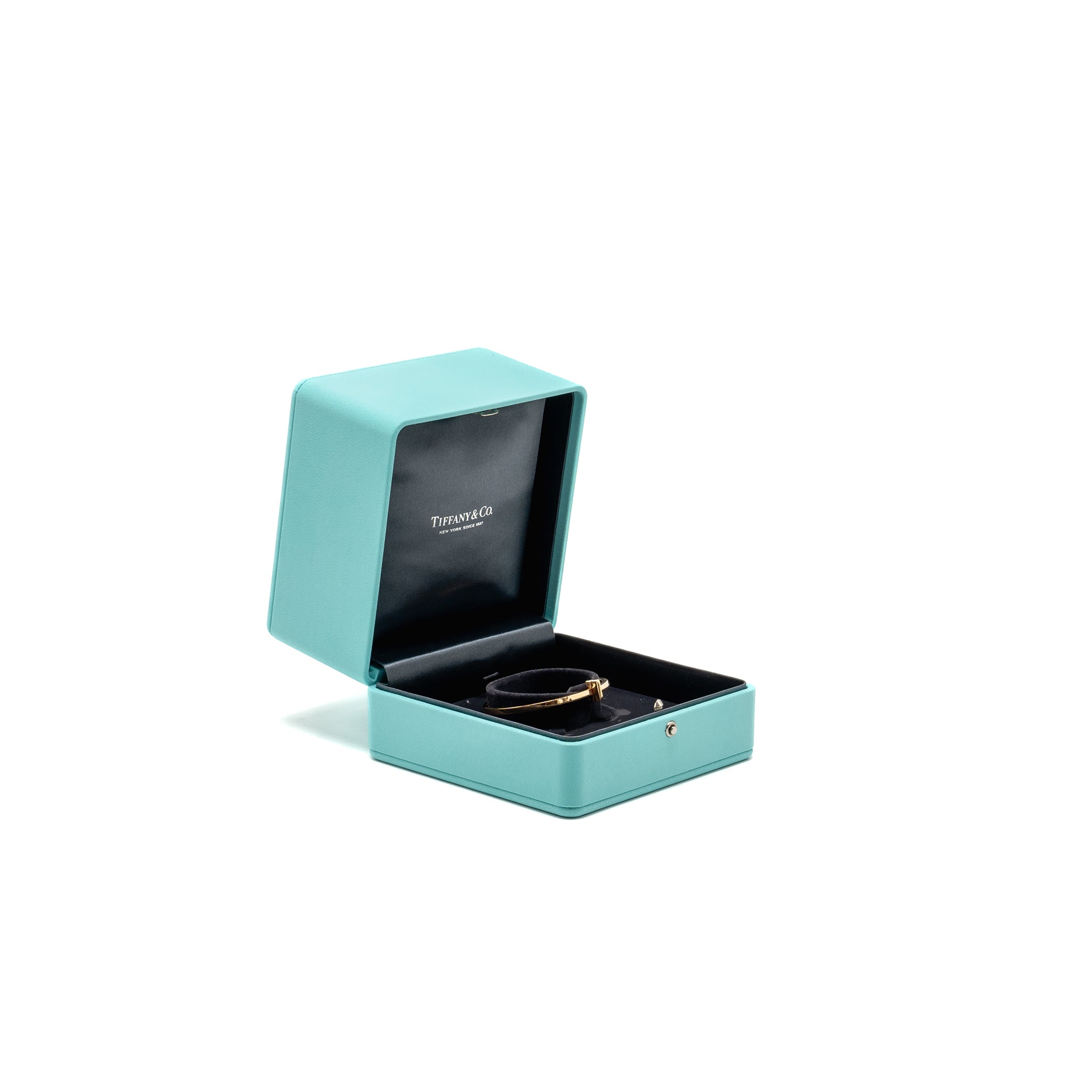 TIFFANY T1 NARROW HINGED BANGLE ROSE GOLD